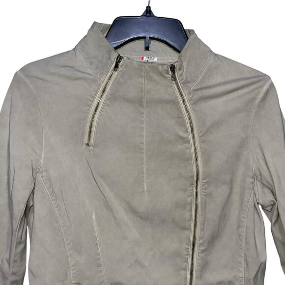 Etichetta Toscana Jacket Asymmetric Full Zip Stretch Made in Italy - Picture 3 of 11